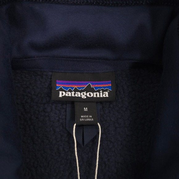 Patagonia Better Sweater Vest Mens M Navy Full Zip Fleece Jacket Company Logo - Picture 8 of 12